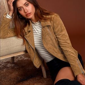 Lulu’s Suede Moto jacket
